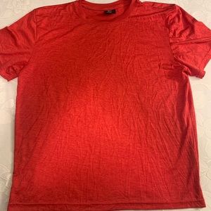 OT Revolution mens red short sleeve round neck casual pullover t shirt size Xl